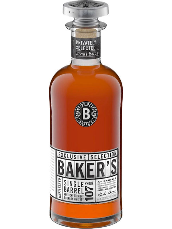 Baker's Exclusive Selection Single Barrel Bourbon Whiskey at Del Mesa Liquor