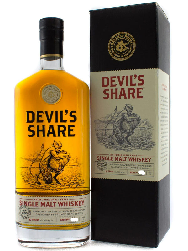 Ballast Point Devil's Share Single Malt Whiskey at Del Mesa Liquor
