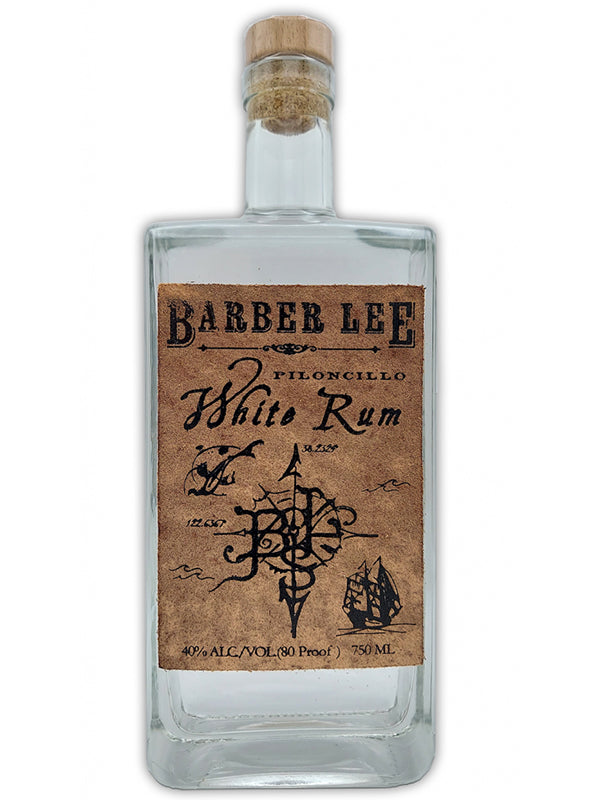 Barber Lee White Rum at Del Mesa Liquor