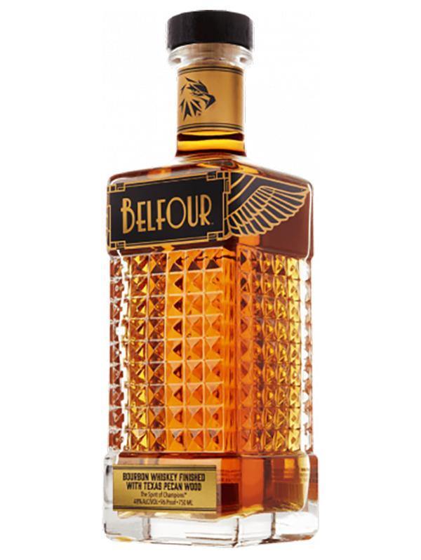 Belfour Spirits Bourbon Whiskey Finished With Texas Pecan Wood