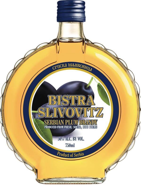 Bistra Slivovitz Plum Brandy at Del Mesa Liquor