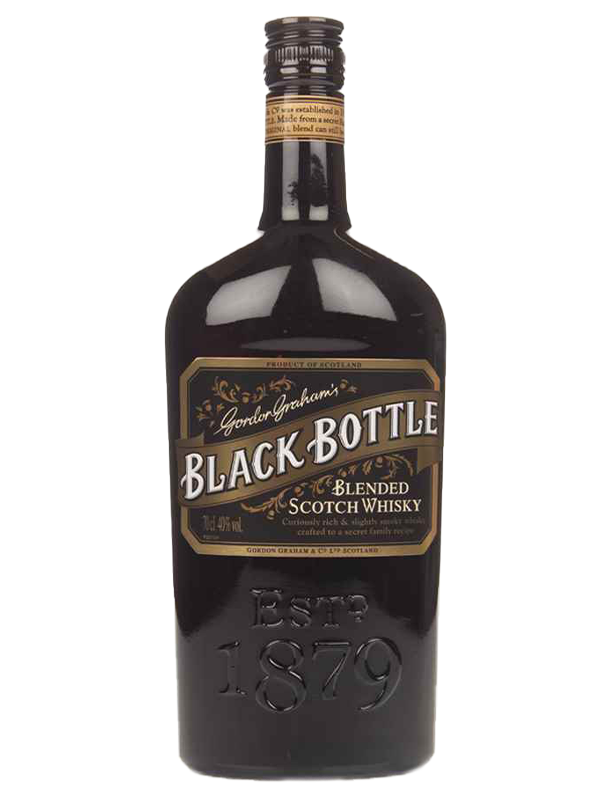 Gordon Graham’s Black Bottle Blended Scotch Whisky at Del Mesa Liquor