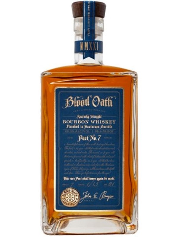 Blood Oath Pact No. 7 Bourbon Whiskey at Del Mesa Liquor
