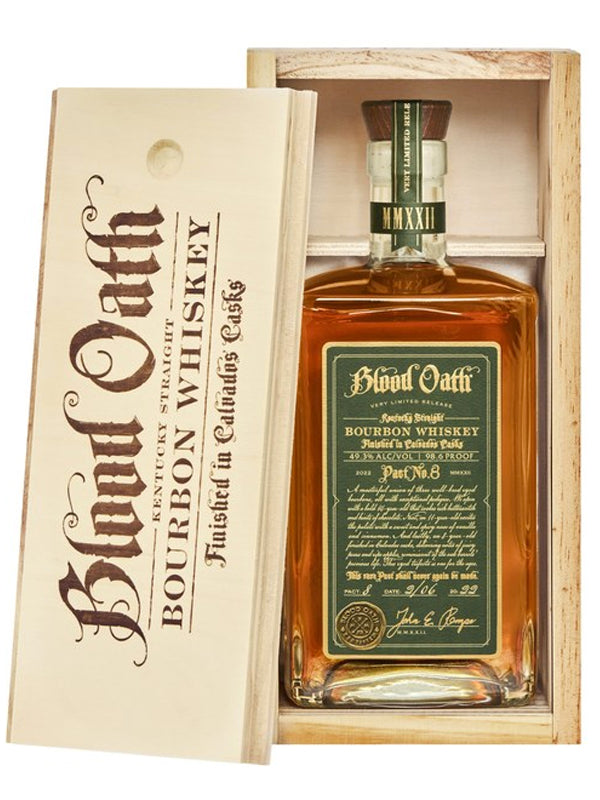 Blood Oath Pact No. 8 Bourbon Whiskey Finished in Calvados Casks at Del Mesa Liquor