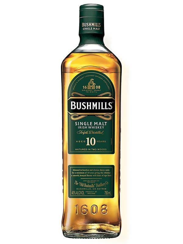 Bushmills 10 Year Old Irish Whiskey at Del Mesa Liquor