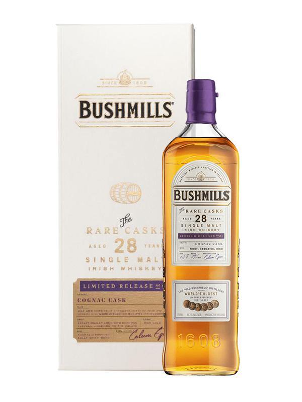 Bushmills The Rare Casks 28 Year Old Cognac Cask Finish Irish Whiskey Limited Release No. 1 at Del Mesa Liquor