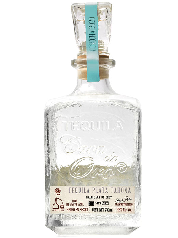Cava de Oro Plata Tahona Tequila at Del Mesa Liquor