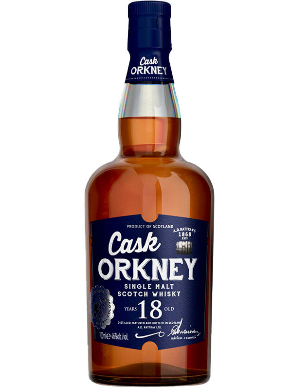 A.D. Rattray Cask Orkney 18 Year Single Malt Scotch Whisky
