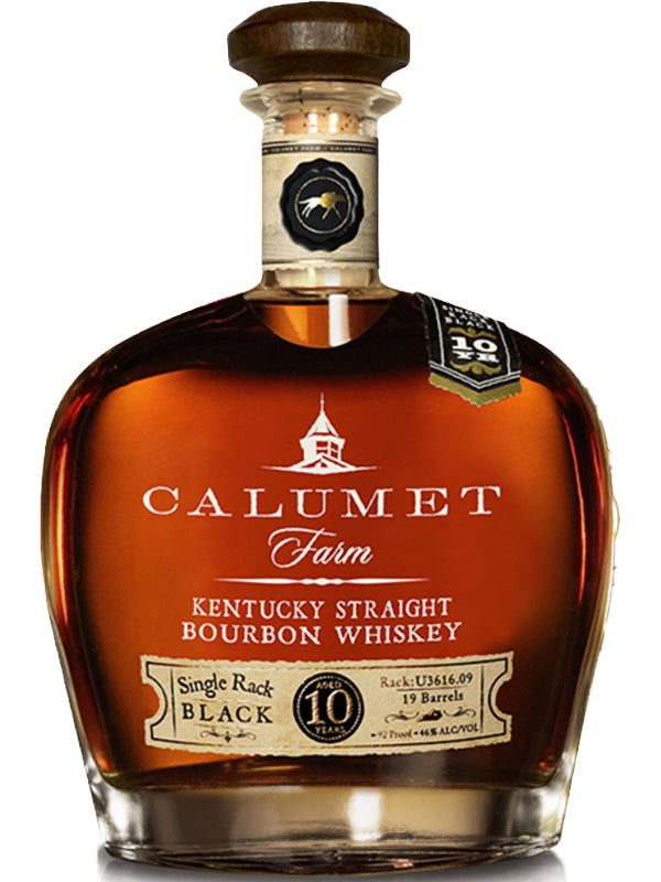 Calumet Farm 10 Year Old Single Rack Black Bourbon Whiskey at Del Mesa Liquor