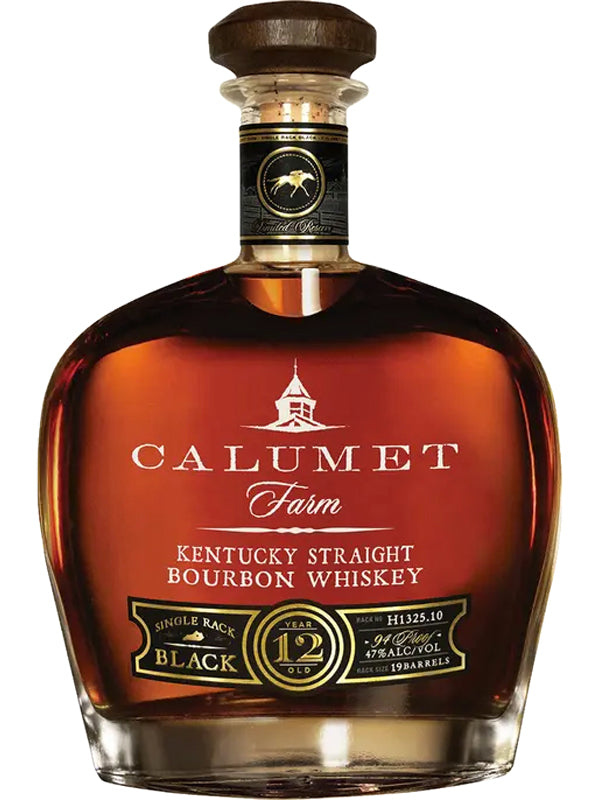 Calumet Farm 12 Year Old Single Rack Black Bourbon Whiskey at Del Mesa Liquor
