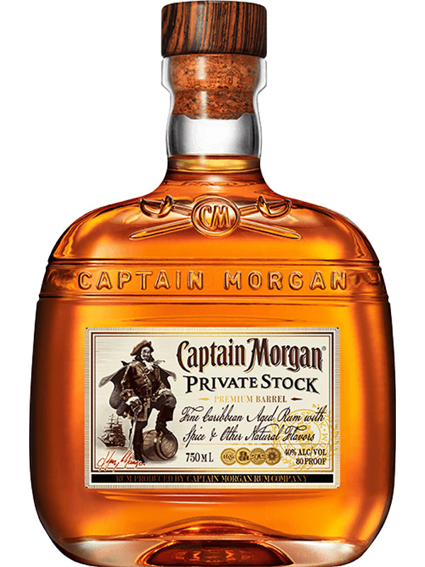 Captain Morgan Private Stock Rum at Del Mesa Liquor
