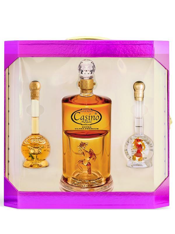 Casino Azul Tequila Collection Gift Set at Del Mesa Liquor