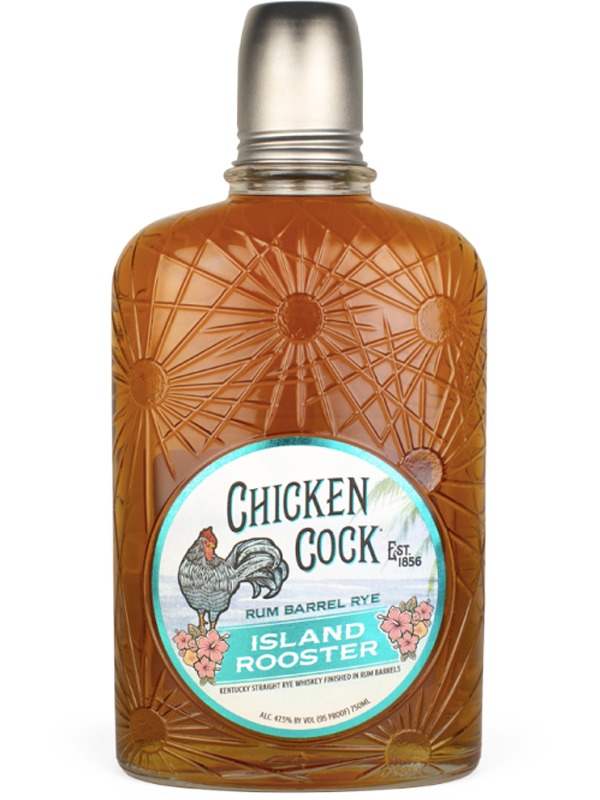 Chicken Cock Island Rooster Rum Barrel Rye Whiskey at Del Mesa Liquor