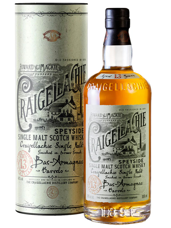 Craigellachie 13 Year Old Bas-Armagnac Cask Finish Scotch Whisky at Del Mesa Liquor