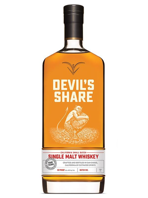 Cutwater Spirits Devil's Share Single Malt Whiskey at Del Mesa Liquor