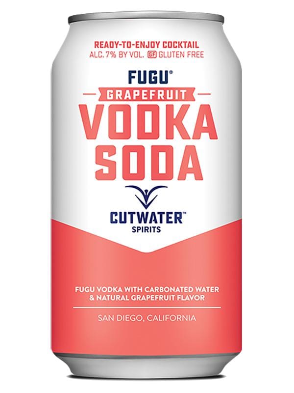 Cutwater Spirits Fugu Grapefruit Vodka Soda at Del Mesa Liquor