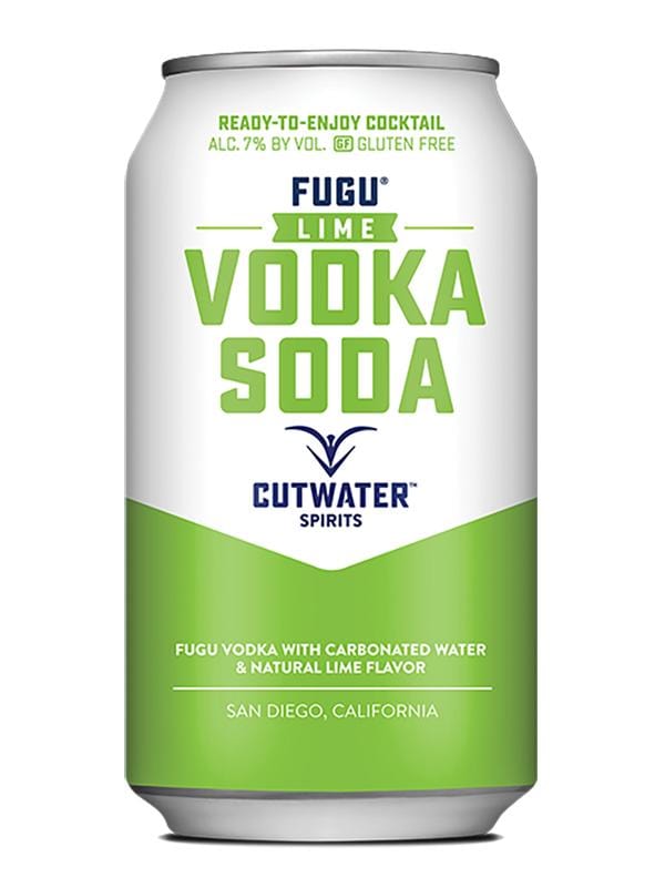 Cutwater Spirits Fugu Lime Vodka Soda at Del Mesa Liquor