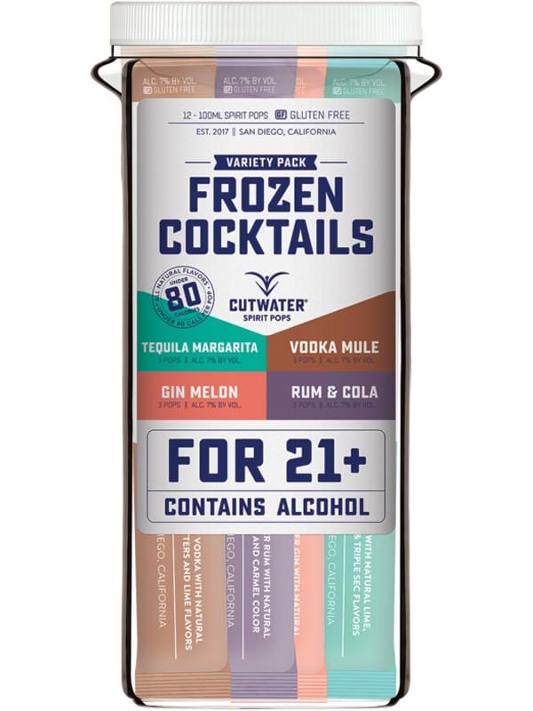 Cutwater Spirits Frozen Cocktail Spirit Pops at Del Mesa Liquor