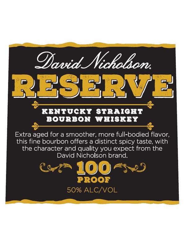 David Nicholson 7 Year Old Reserve Bourbon Whiskey at Del Mesa Liquor