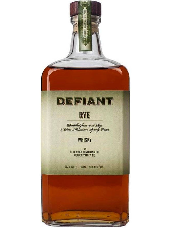 Defiant Rye Whiskey at Del Mesa Liquor