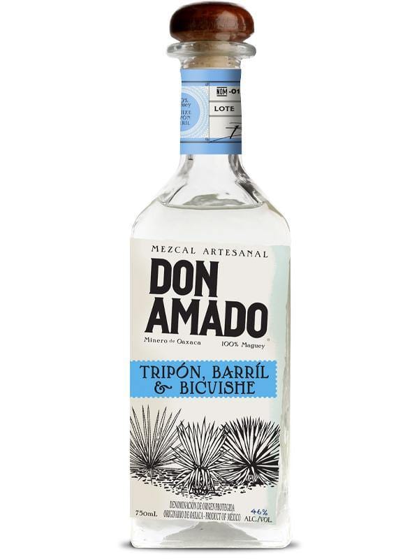 Don Amado Mezcal Tripon, Barril, & Bicuishe at Del Mesa Liquor