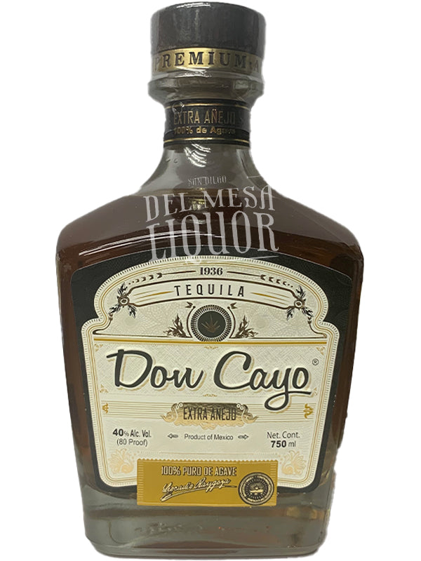 Don Cayo Extra Anejo Tequila at Del Mesa Liquor