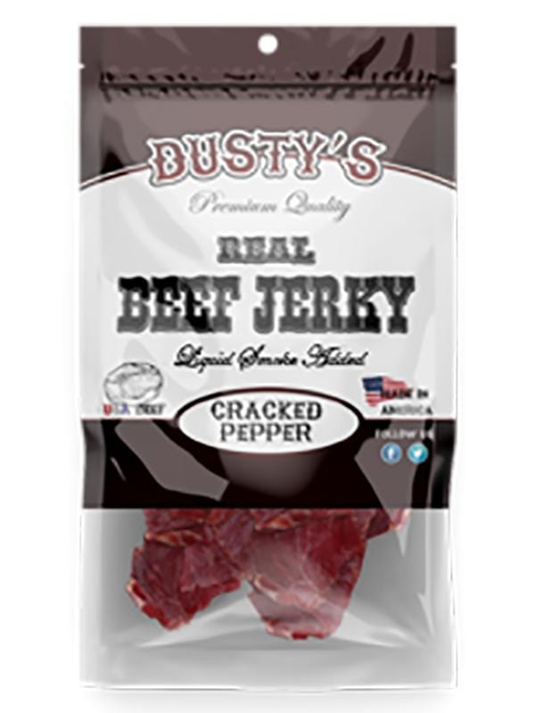 Dusty's Cracked Pepper Beef Jerky at Del Mesa Liquor