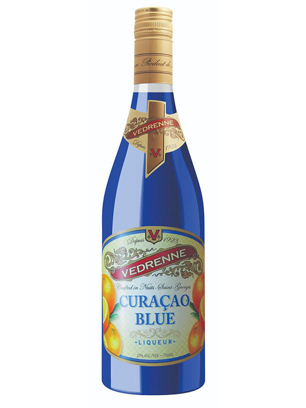 Vedrenne Blue Curaçao Liqueur at Del Mesa Liquor