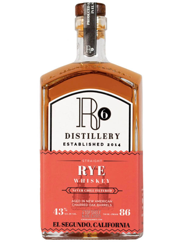 R6 Distillery Straight Rye 4 Year Whiskey at Del Mesa Liquor