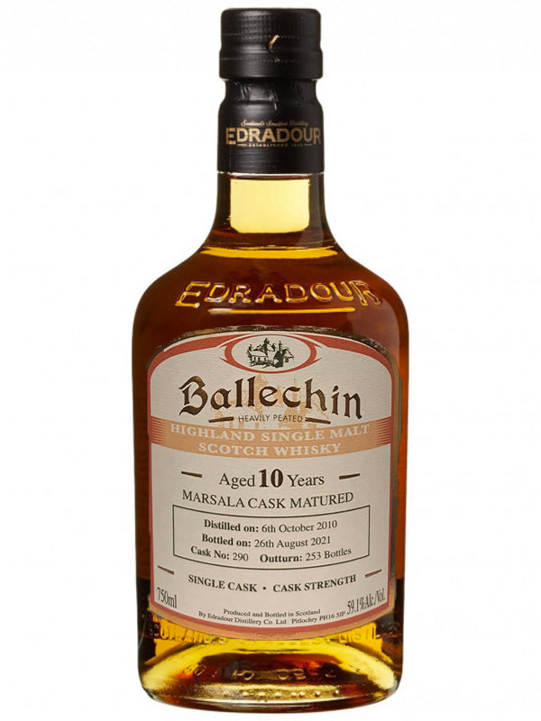 Edradour Ballechin 10 Year Old Marsala Cask Matured Scotch Whisky at Del Mesa Liquor