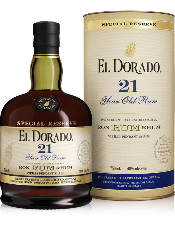 El Dorado 21 Year Old Special Reserve Rum at Del Mesa Liquor
