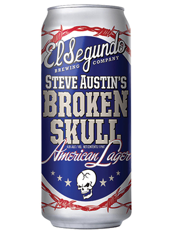 El Segundo Steve Austin's Broken Skull American Lager at Del Mesa Liquor