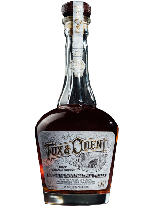 Fox & Oden American Single Malt Whiskey at Del Mesa Liquor