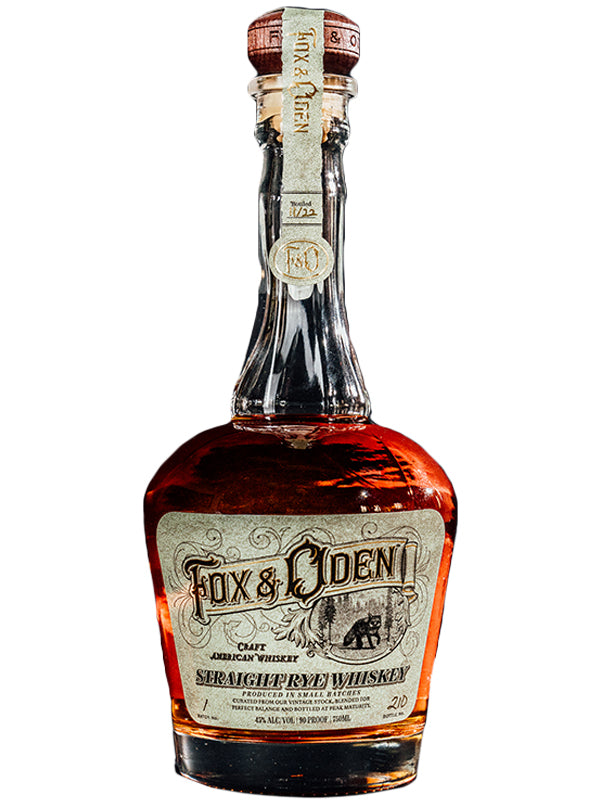 Fox & Oden Straight Rye Whiskey at Del Mesa Liquor
