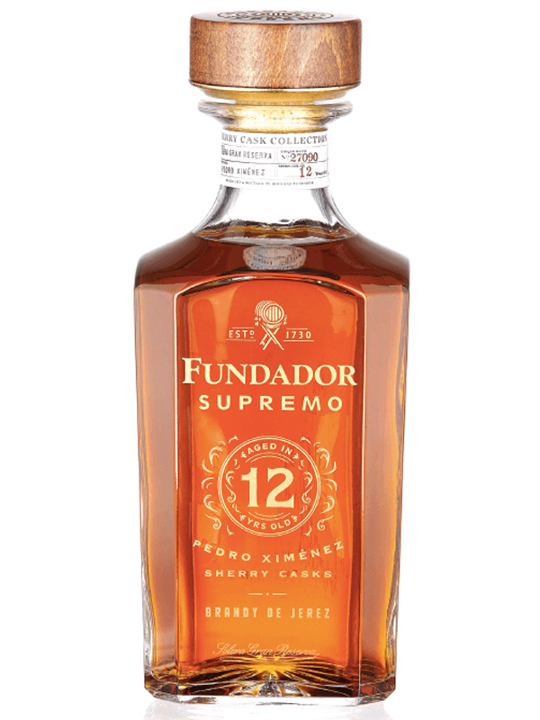 Fundador Supremo 12 Year Old Brandy at Del Mesa Liquor