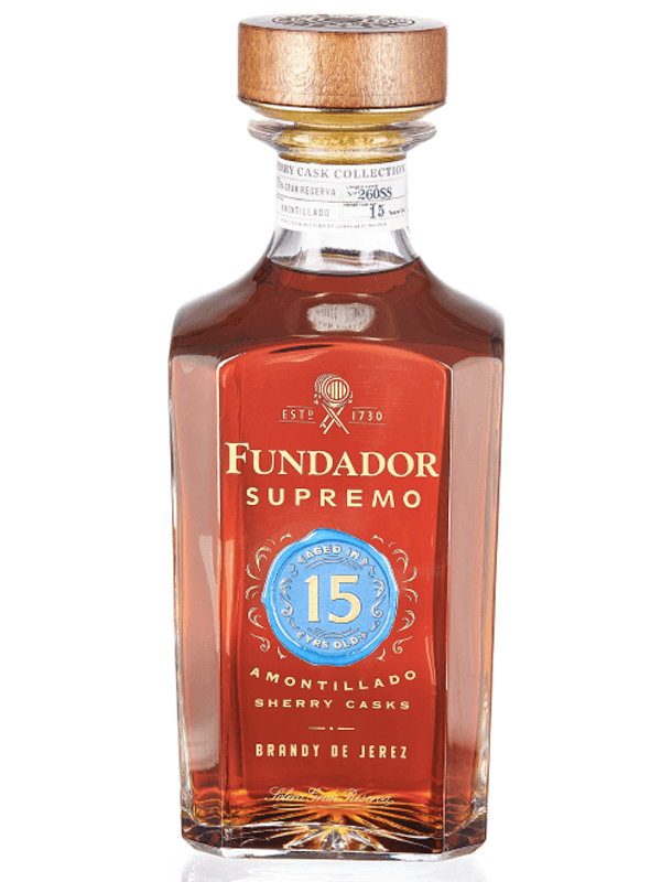 Fundador Supremo Amontillado Cask 15 Year Old Brandy at Del Mesa Liquor