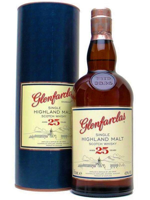 Glenfarclas 25 Year Single Malt Scotch Whisky at Del Mesa Liquor