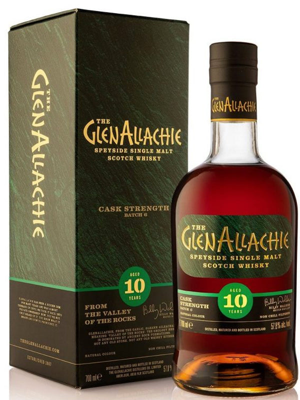 GlenAllachie 10 Year Old Cask Strength Scotch Whisky Batch 6 at Del Mesa Liquor