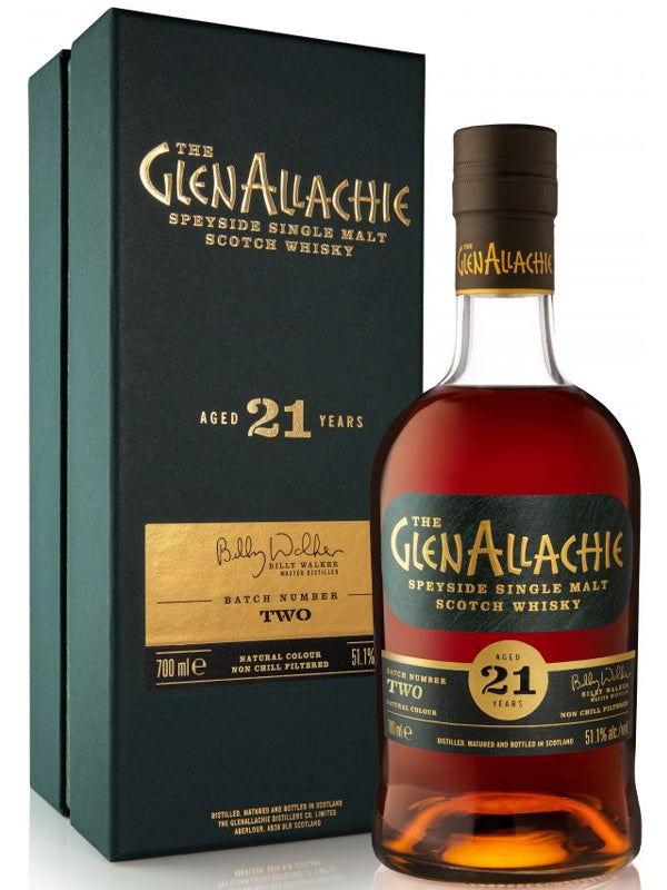 GlenAllachie 21 Year Old Single Malt Scotch Whisky Batch 2 at Del Mesa Liquor