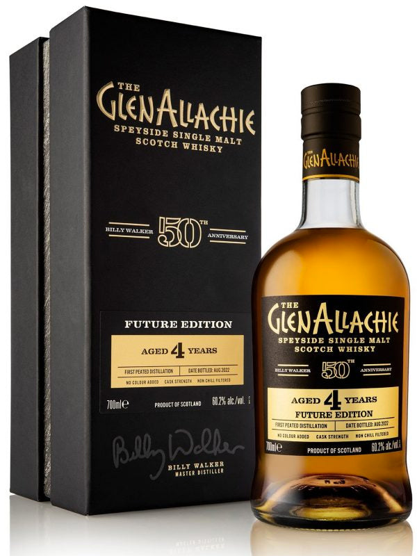 GlenAllachie Billy Walker 50th Anniversary Future Edition Peated 4 Year Old Scotch Whisky at Del Mesa Liquor