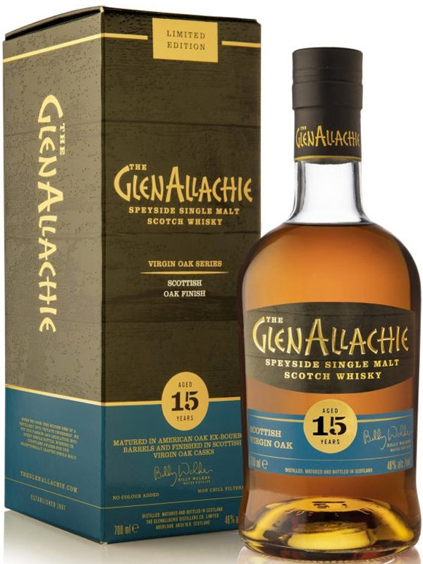 GlenAllachie Virgin Oak Series 15 Year Old Scottish Oak Finish Scotch Whisky at Del Mesa Liquor