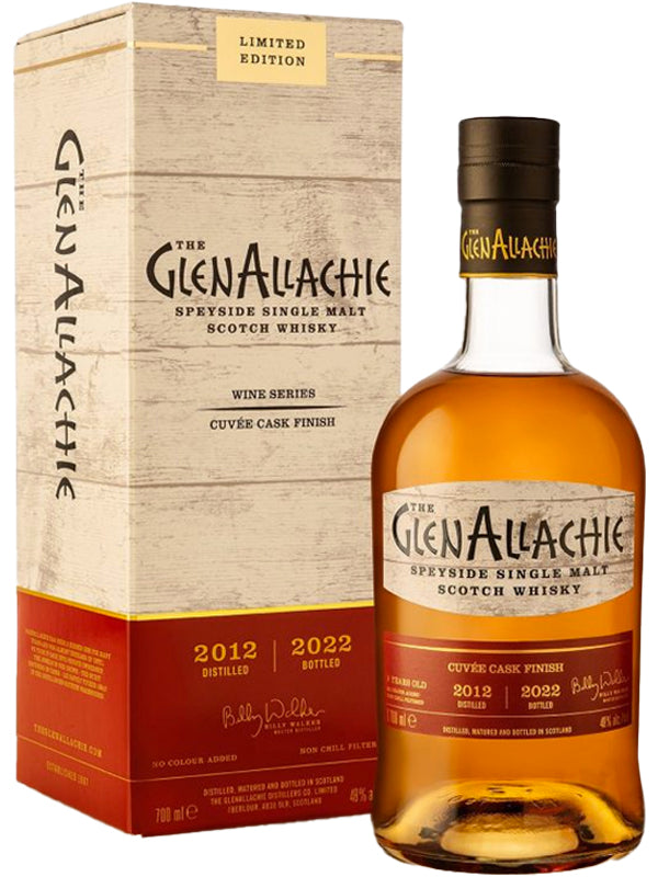 GlenAllachie Wine Series 9 Year Old Cuvee Cask Finish Scotch Whisky at Del Mesa Liquor