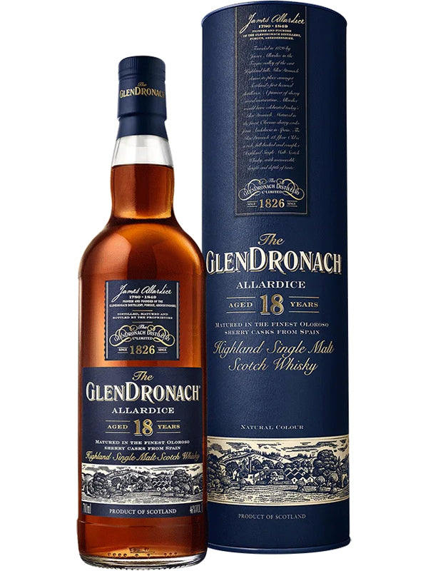 GlenDronach Allardice 18 Year Old Scotch Whisky at Del Mesa Liquor