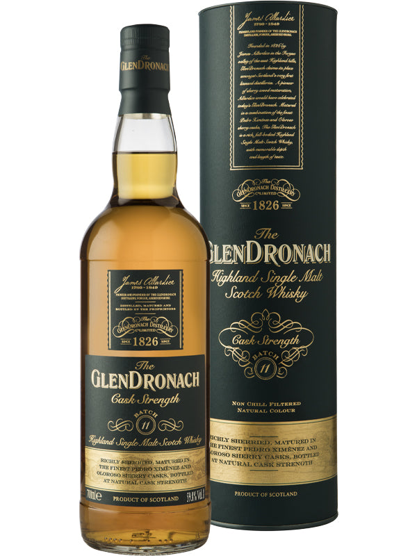 GlenDronach Cask Strength Scotch Whisky Batch 11