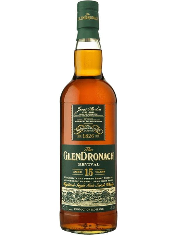 GlenDronach Revival 15 Year Old Scotch Whisky at Del Mesa Liquor