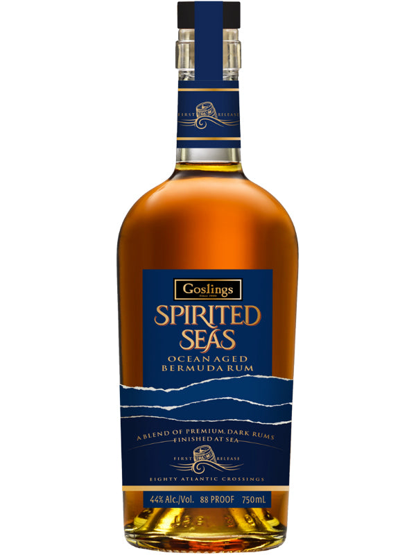 Goslings Spirited Seas Ocean Aged Bermuda Rum at Del Mesa Liquor