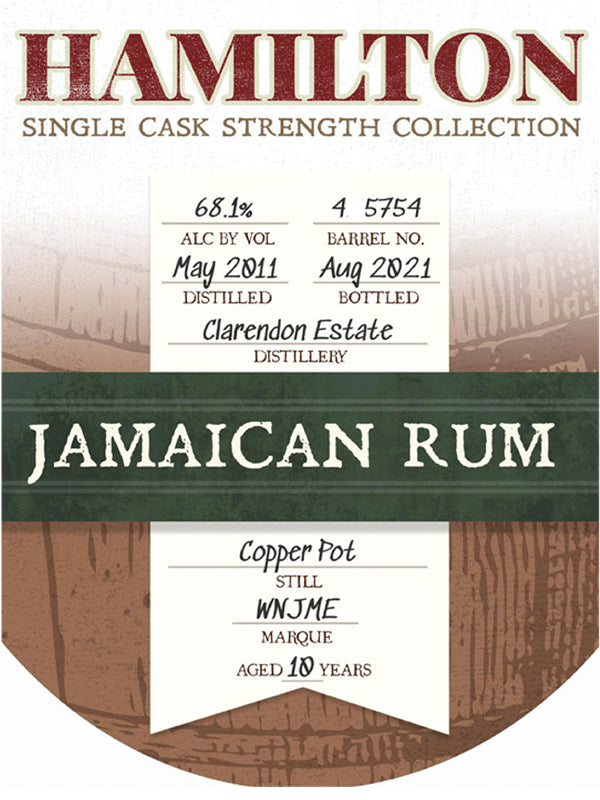 Hamilton Single Cask Demerara #435754 Jamaican Rum 2011 at Del Mesa Liquor