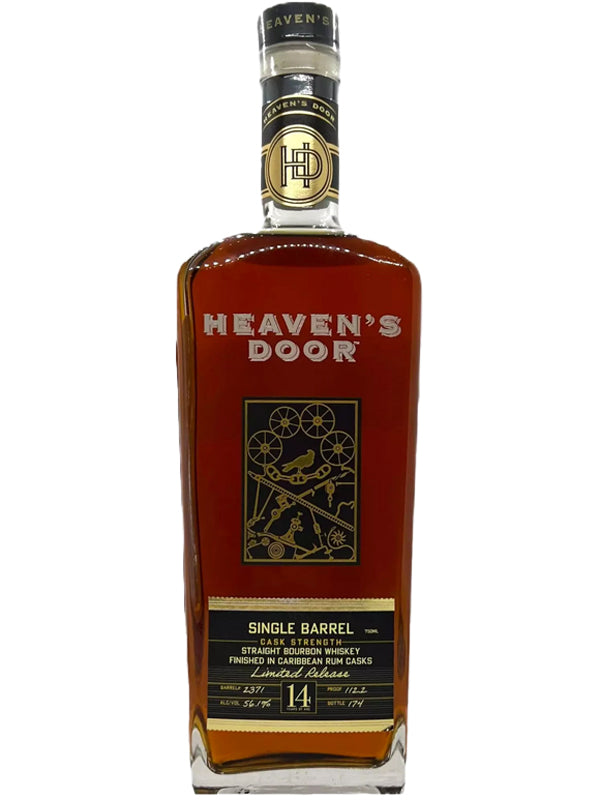 Heaven's Door Single Barrel Cask Strength 14 Year Old Bourbon Whiskey Finished in Caribbean Rum Casks at Del Mesa Liquor