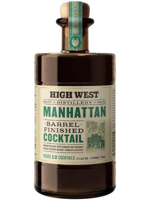 High West Manhattan Barrel Finished Cocktail at Del Mesa Liquor