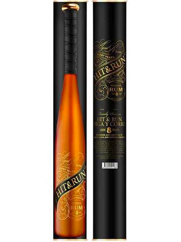 Hit & Run 8 Year Dominican Rum Baseball Bat Del Mesa Liquor